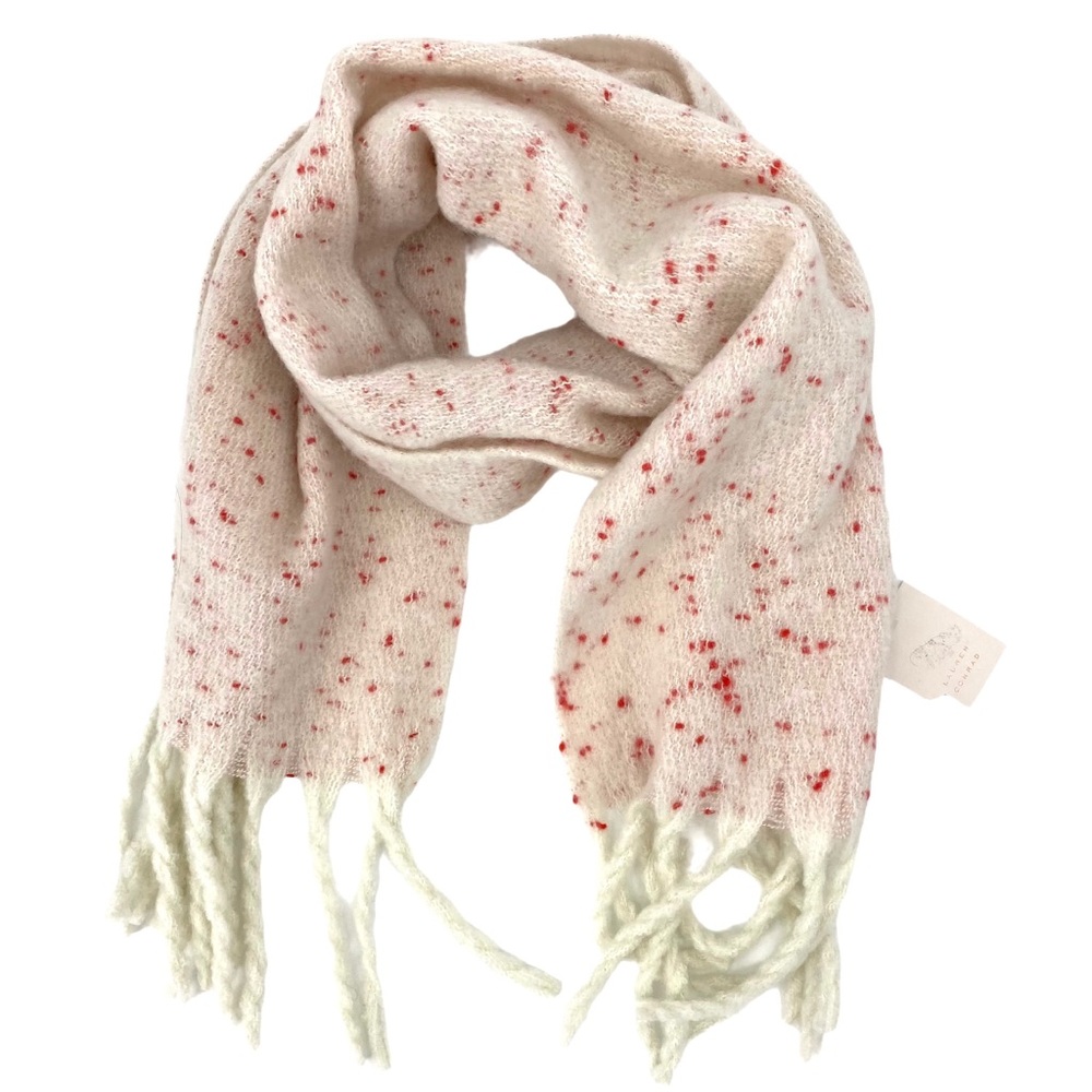 NEW LC Lauren Conrad Pink Confetti Knit Scarf